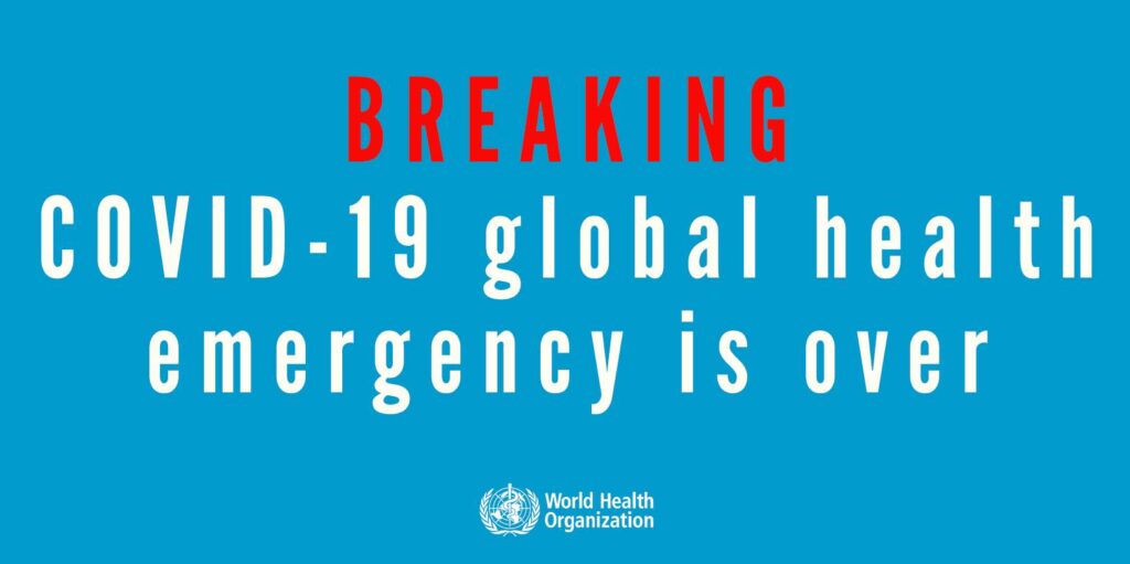 Covid global health emergency is over