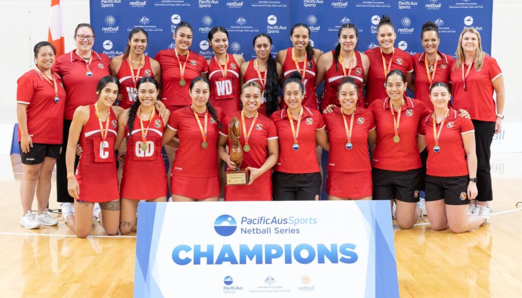 Tonga Tala netball team PacificAusSports champion 2023