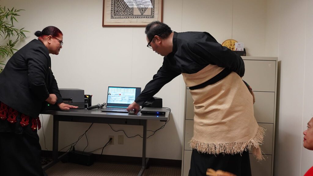 crown prince tupoutoa launches passport machine at tonga consulate usa