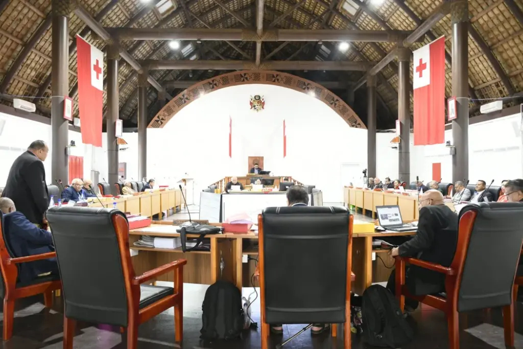The Tonga Parliament in Session