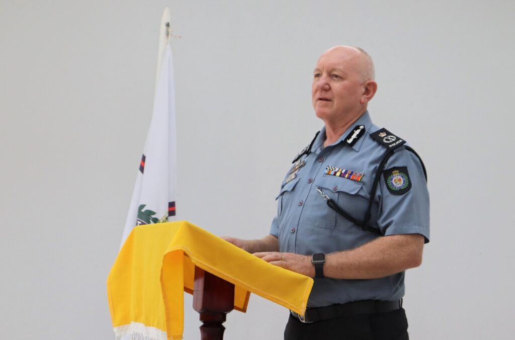 Tonga Police Commissioner, Shane McLennan