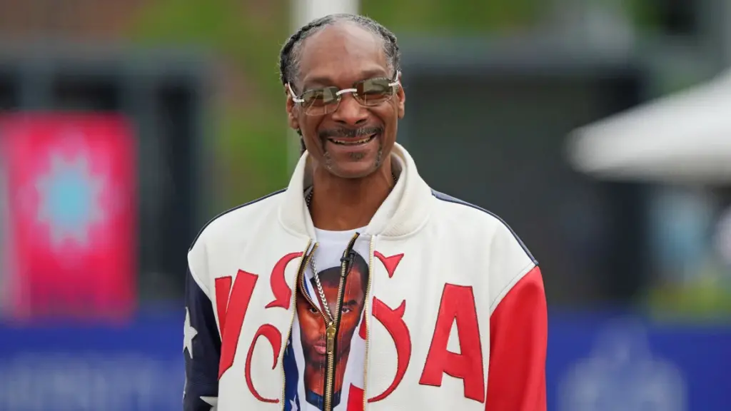 Snoop Dogg attends the US Olympic Team Trials at Eugene's Hayward Field. Photo USA TODAY Sports Reuters