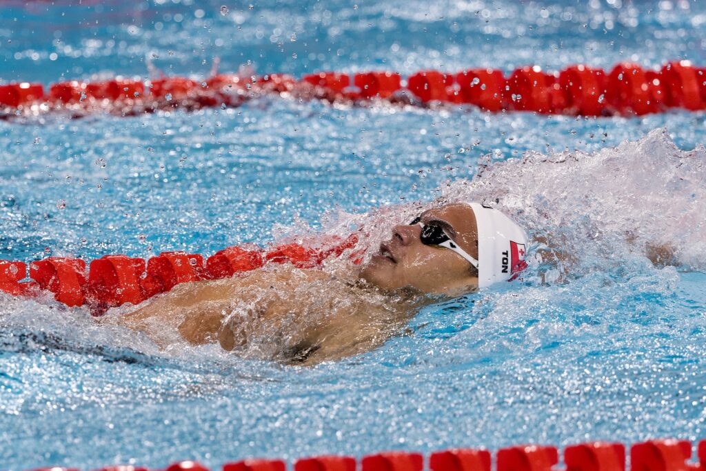 alan uhi paris olympics backstroke heat 2