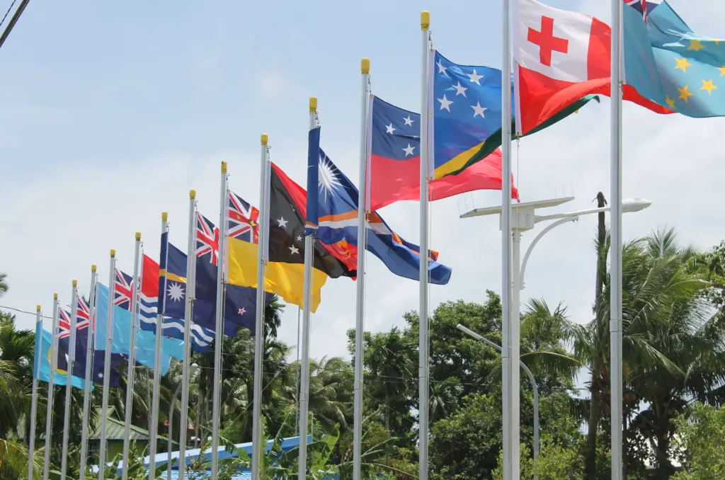 pacific island forum flags