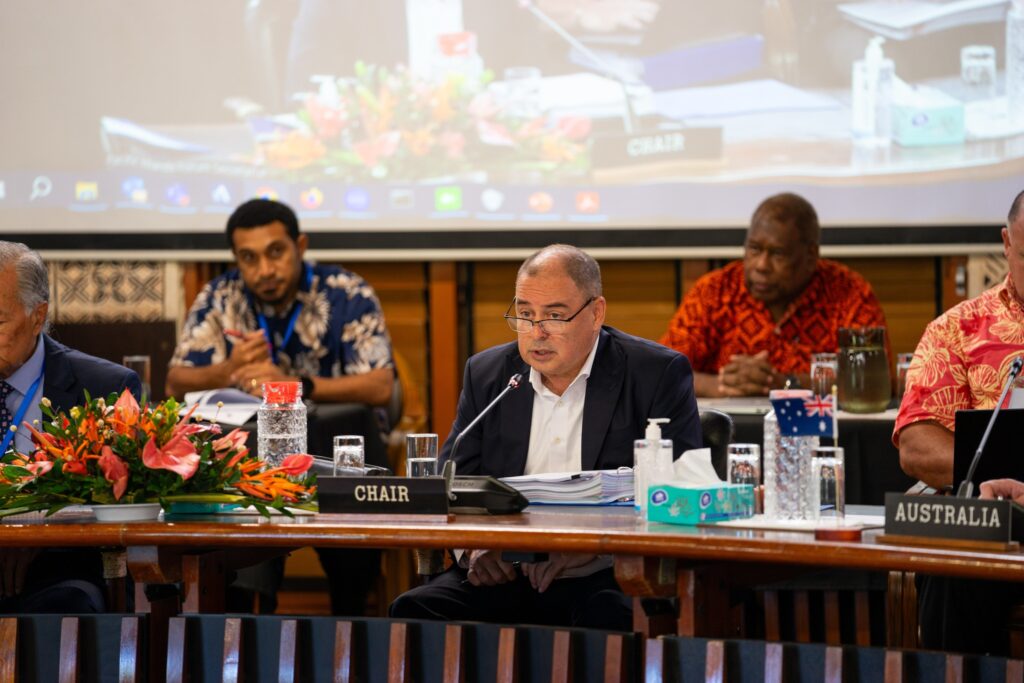 Mark Brown Chair Pacific Islands Forum