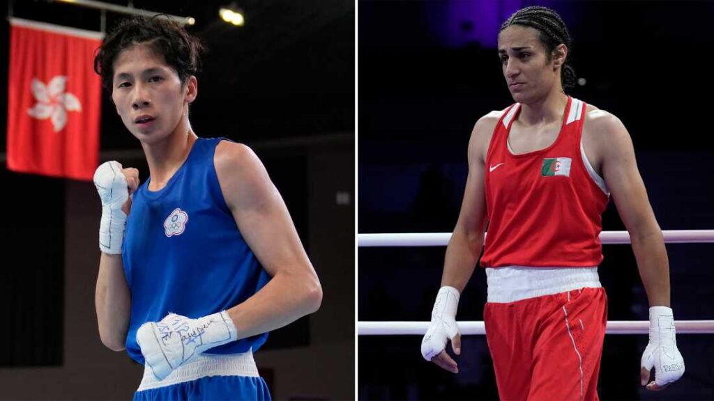 paris olympic boxers Lin Yu‑ting Imane Khelif