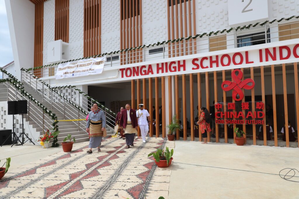 tonga high indoor stadium indoor crown prince launch